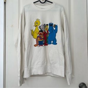 KAWS x Uniqlo x Sesame Street Crewneck